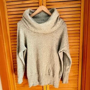cowl neck sweater